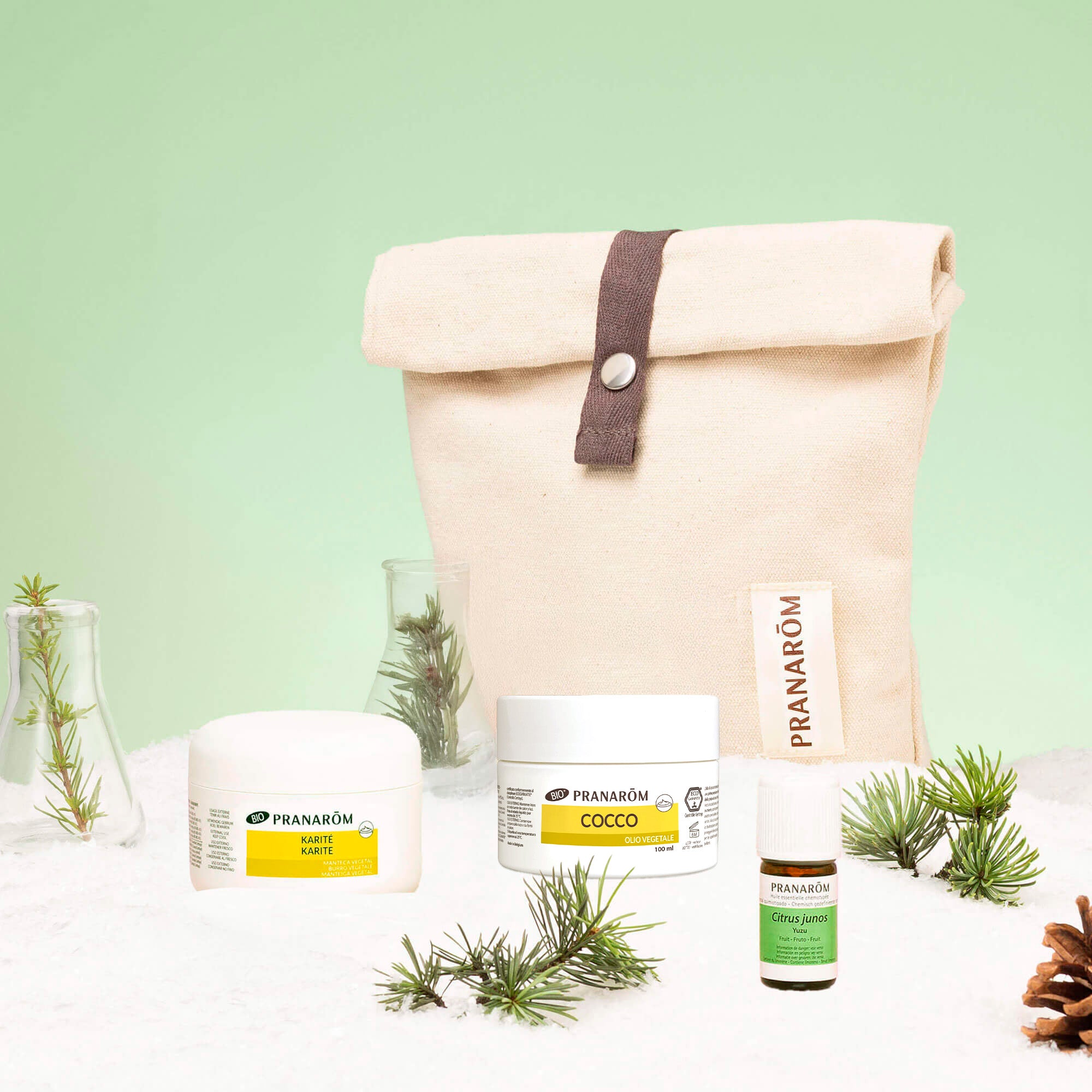 Cofre DIY Bálsamo corporal nutritivo con yuzu y coco - Estuche de regalo