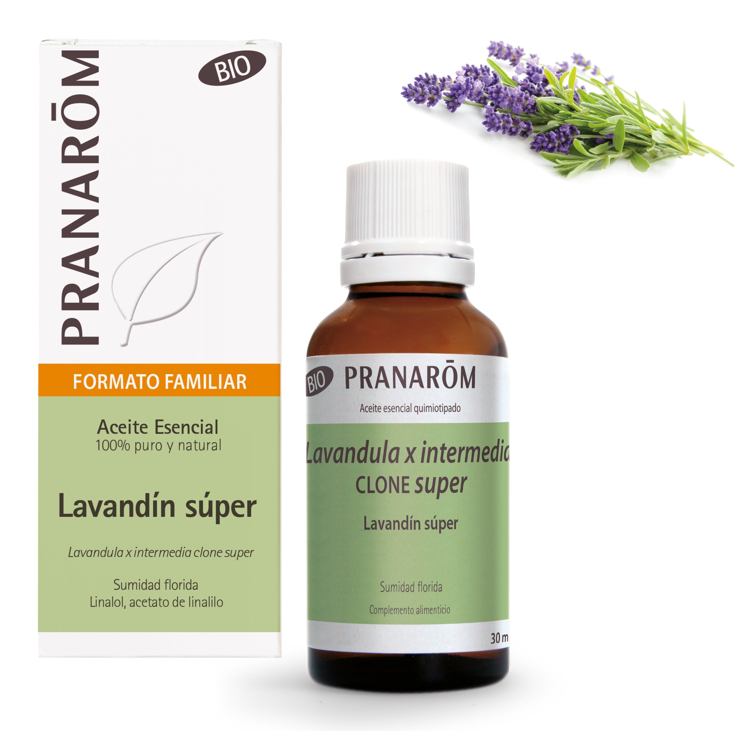 Aceite Esencial Lavandín Super 30 ml Formato Grande - Bio