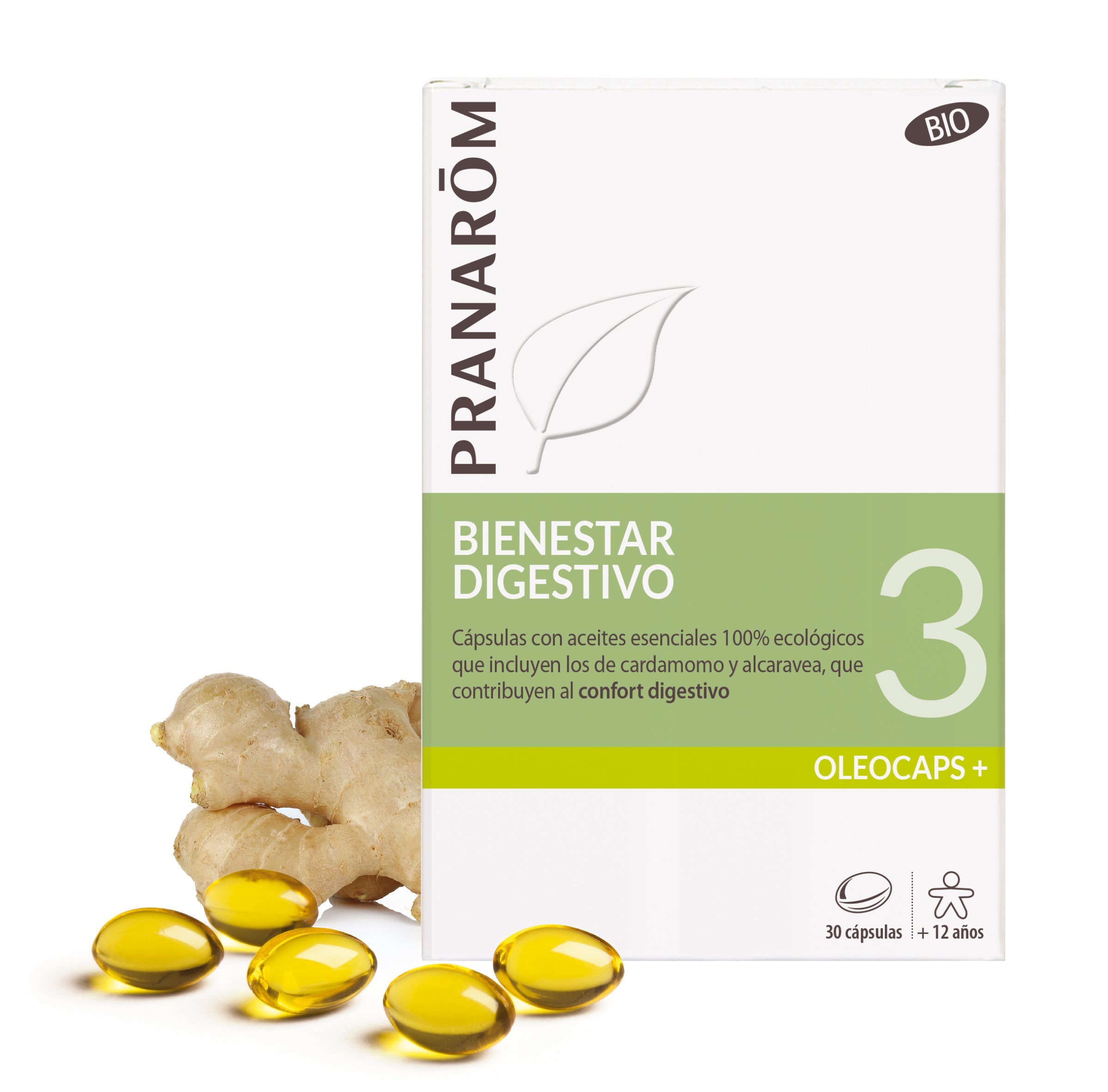 3 Bienestar Digestivo 30 Cápsulas - Bio