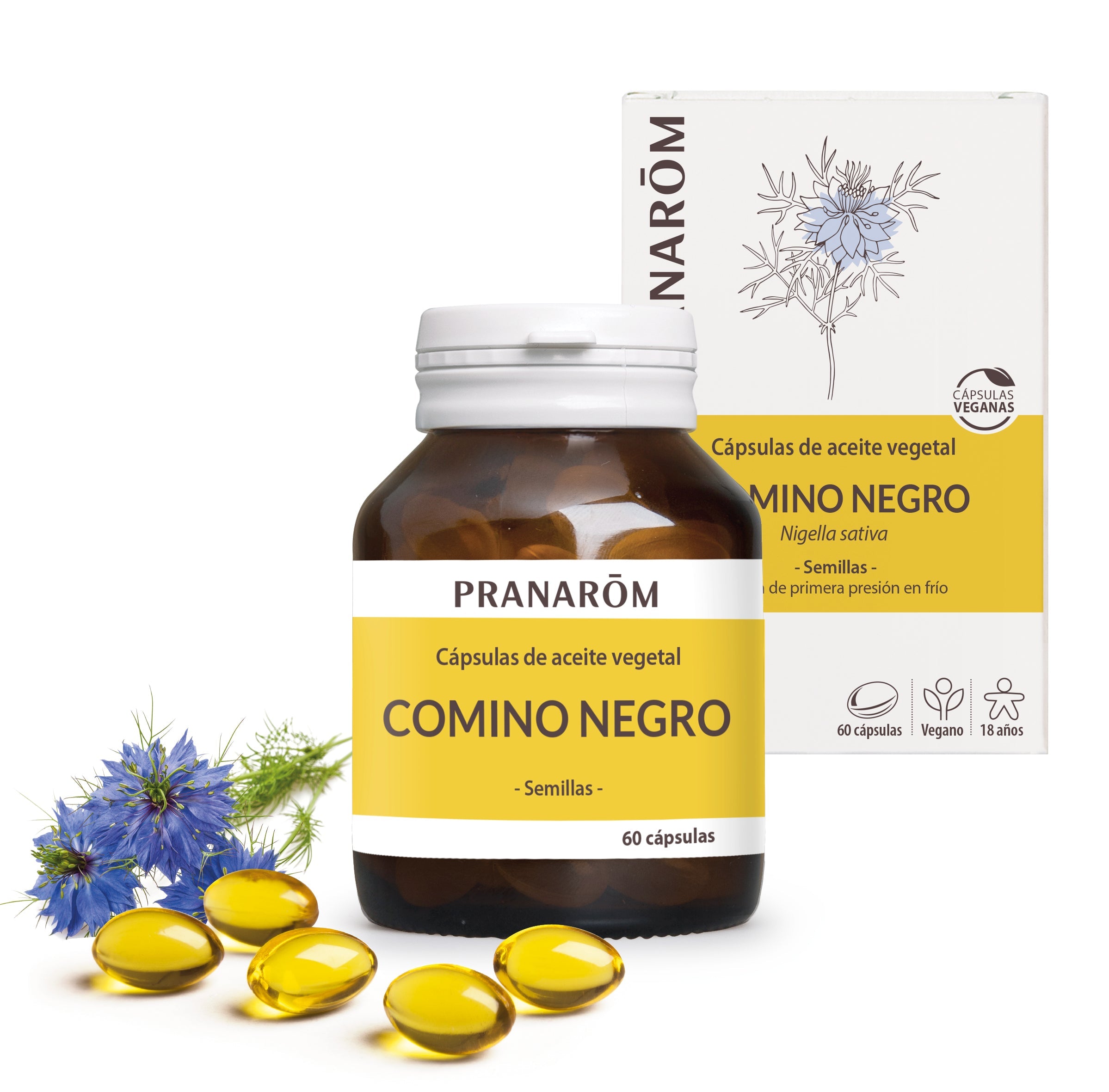 Aceite Vegetal Cápsulas Comino Negro