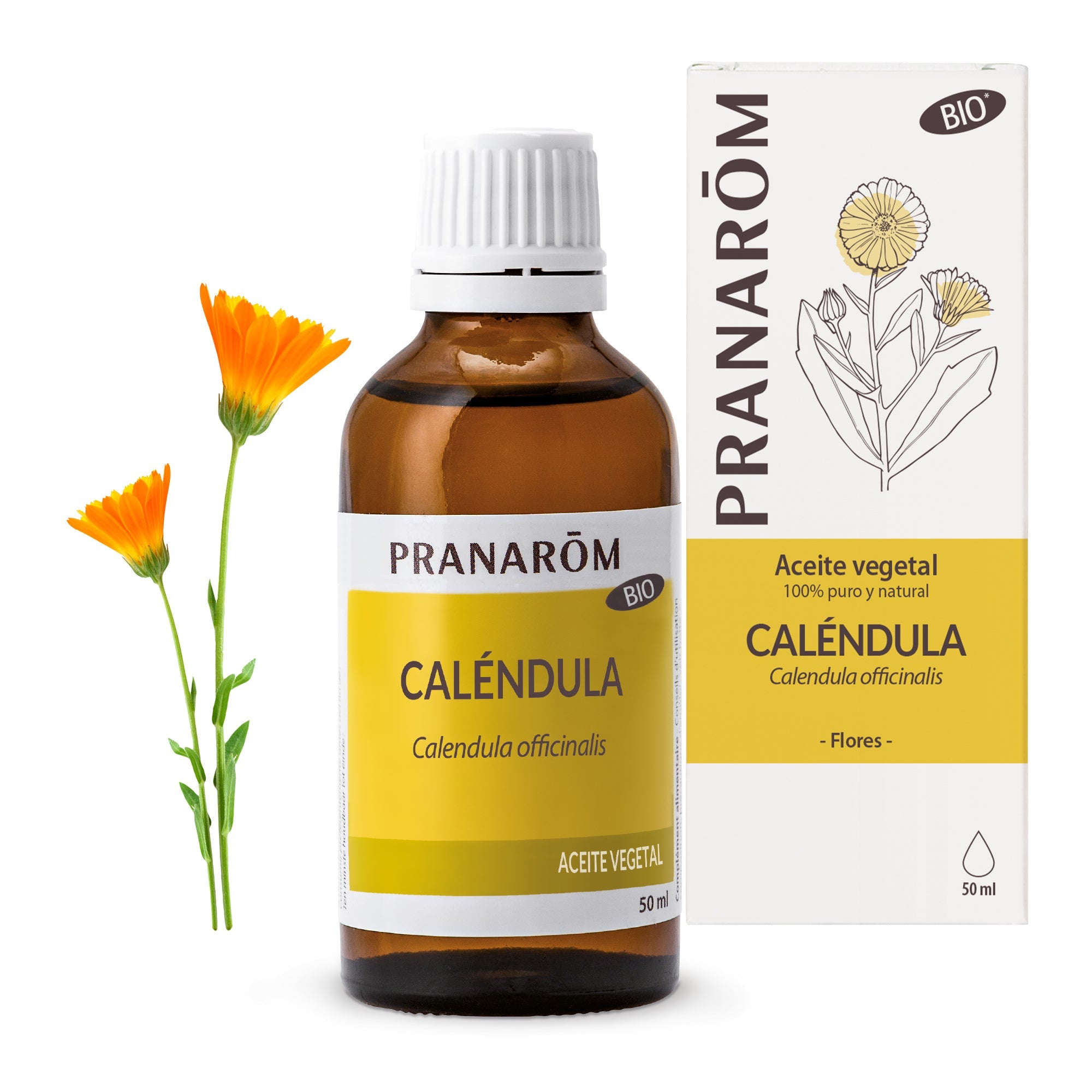 Aceite Vegetal Caléndula 50 ml - Bio