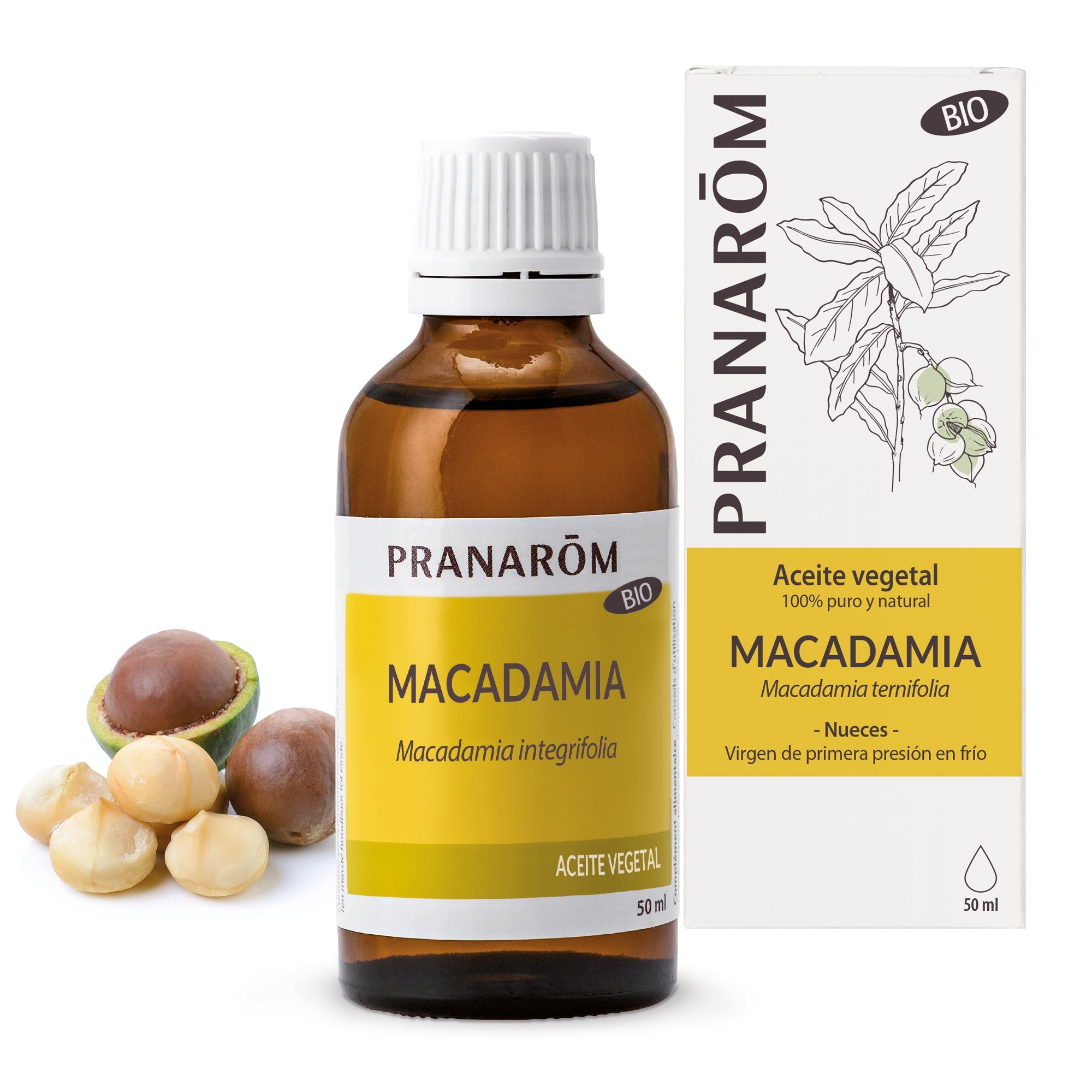Aceite Vegetal Macadamia 50 ml - Bio