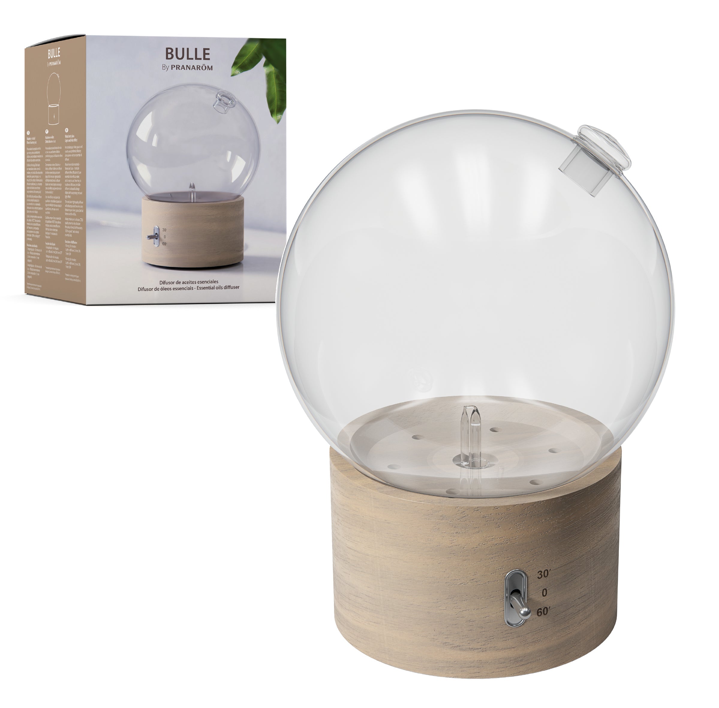Bulle en Seco Madera y Cristal