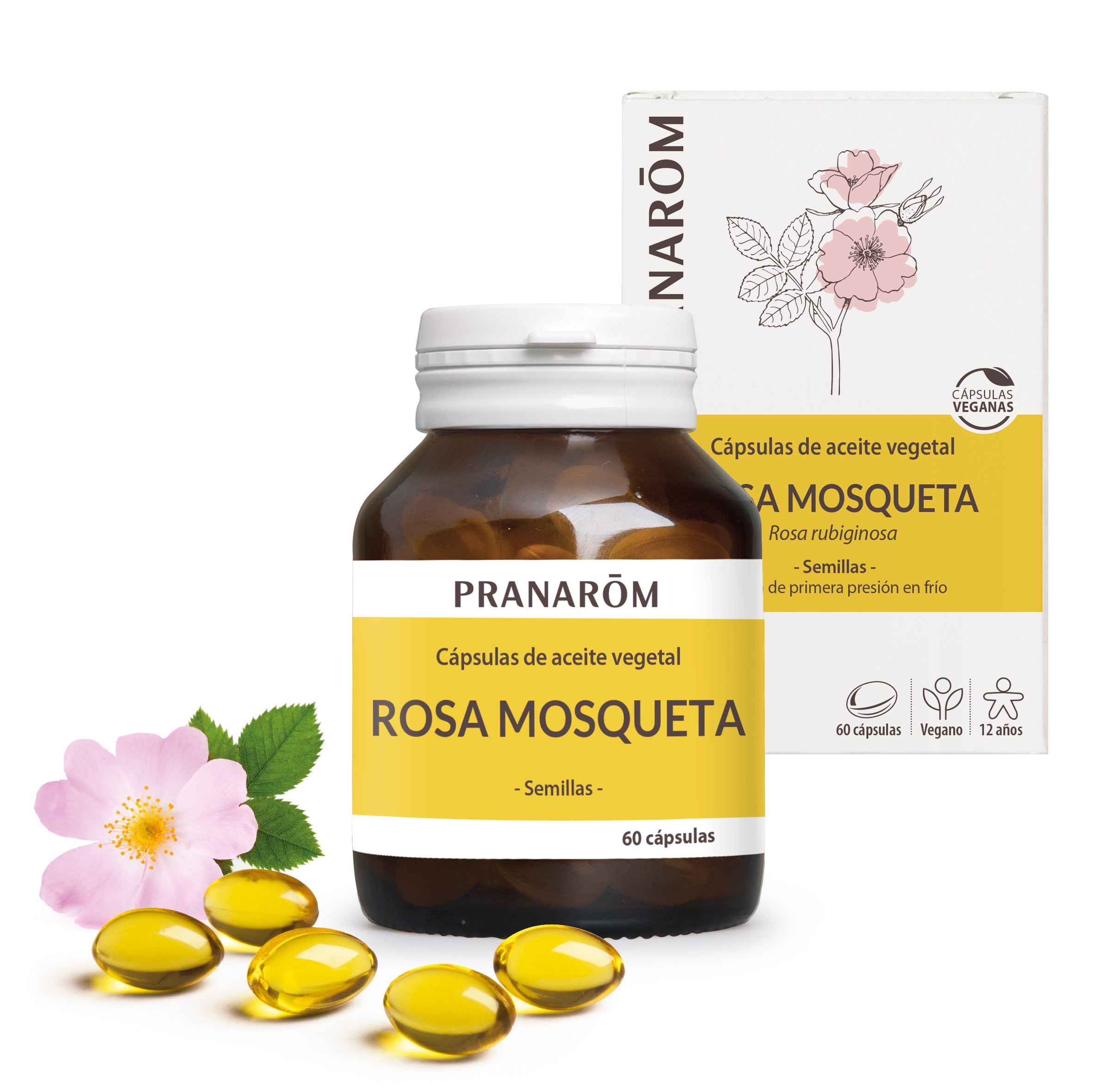 Aceite Vegetal Cápsulas Rosa Mosqueta