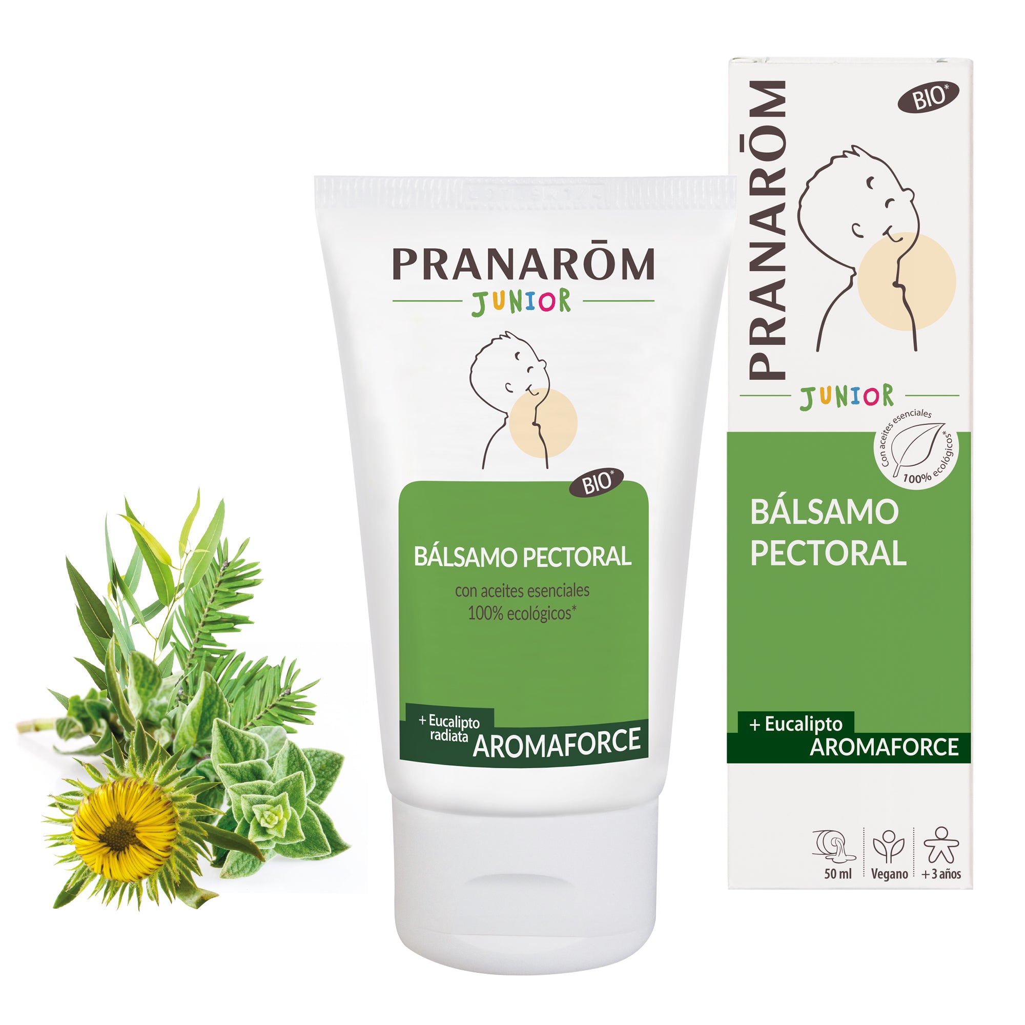 Junior Bálsamo Pectoral 50 ml - 50 ml Bio | Pranarôm