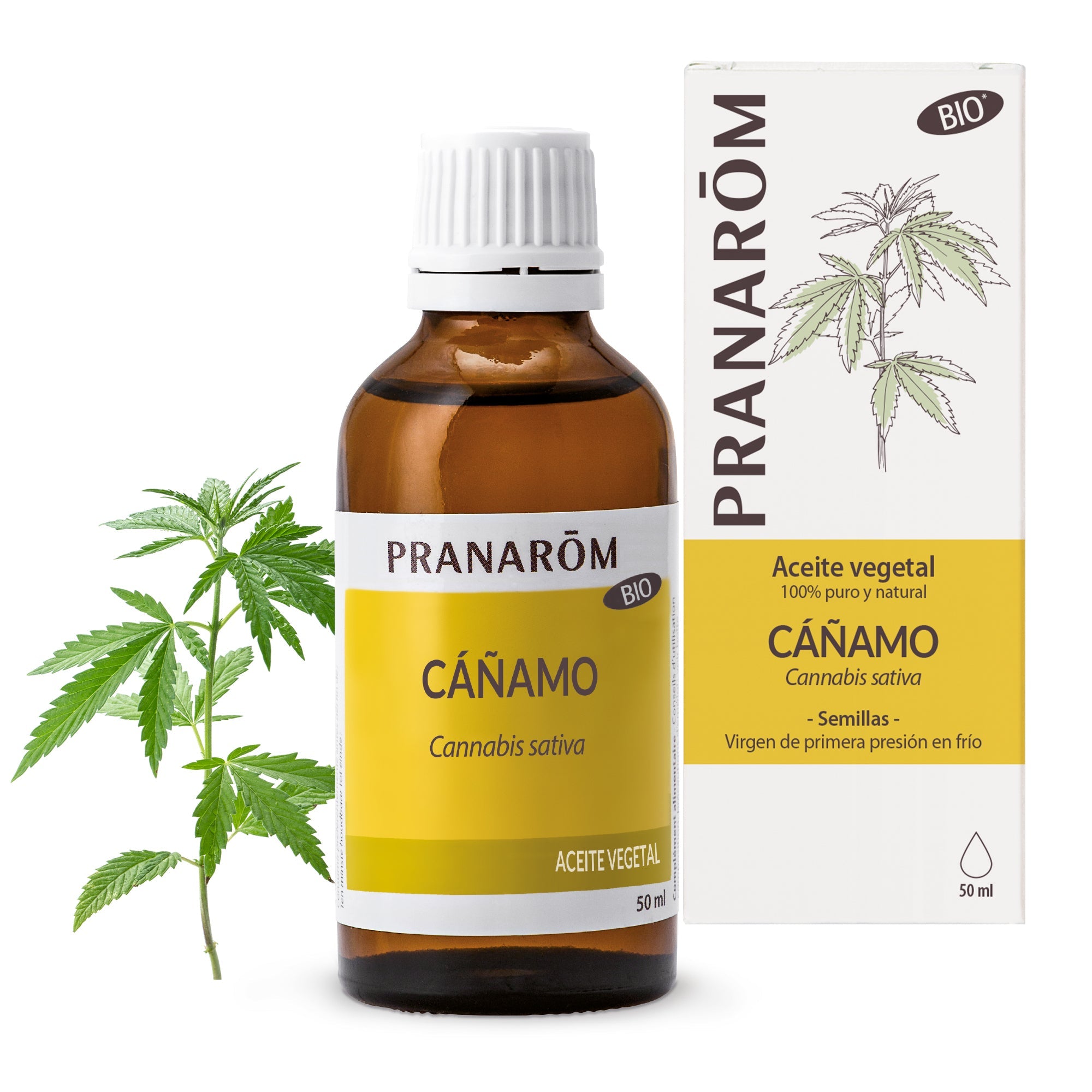 Aceite Vegetal Cáñamo 50 ml - Bio